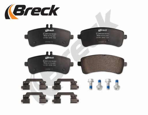Placute frana BRECK 251630055300